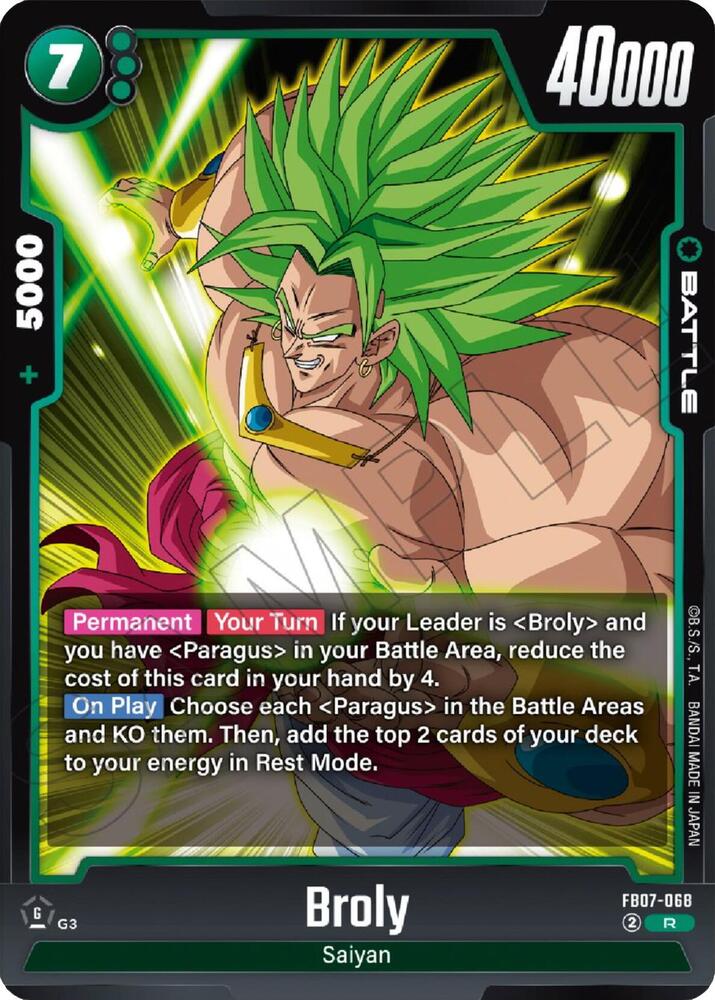 Broly FB07-068 [ Inglese / Giapponese ]