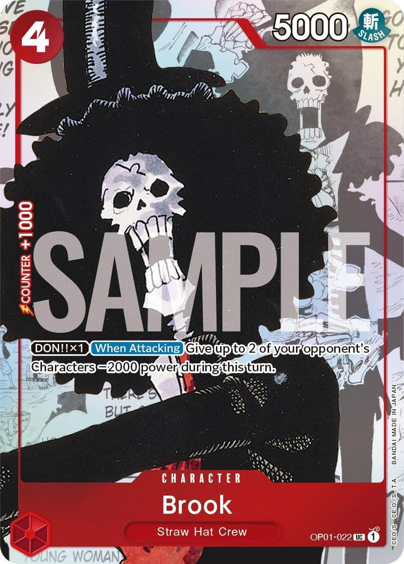Brook OP01-022 [ Inglese / Giapponese / Francese / Cinese Semplificato ]
