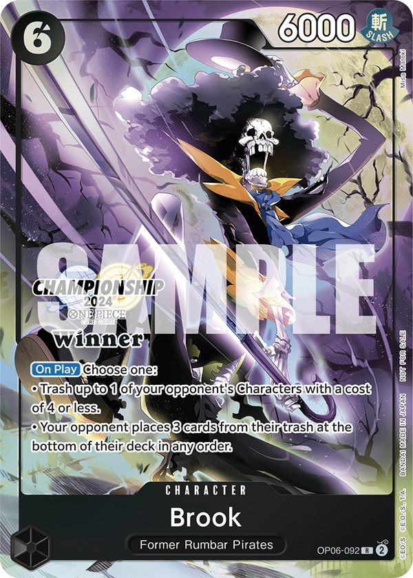 Brook OP06-092 [ Inglese / Giapponese / Francese / Cinese Semplificato ]