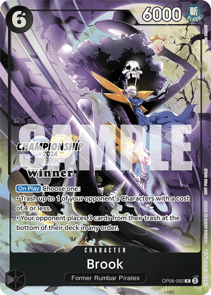 Brook OP06-092 [ Inglese / Giapponese / Francese / Cinese Semplificato ]
