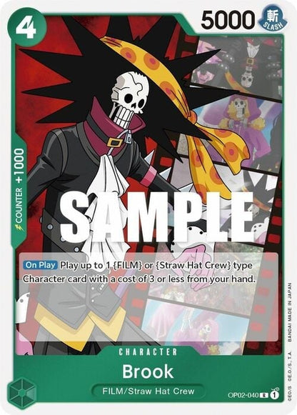 Brook OP02-040 [ Inglese / Giapponese / Francese / Cinese Semplificato ]