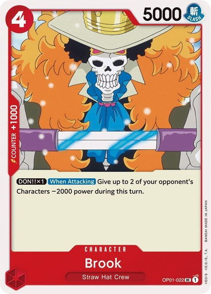 Brook OP01-022 [ Inglese / Giapponese / Francese / Cinese Semplificato ]