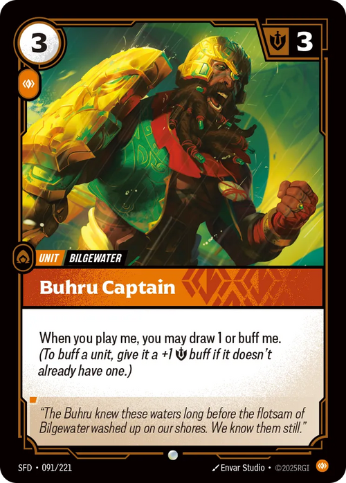 Buhru Captain (Common) [ Inglese / Cinese Semplificato ]