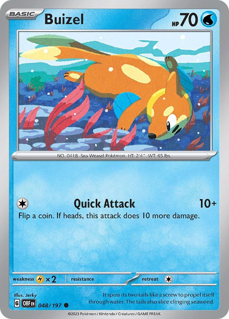 Buizel - Ossidiana Infuocata 048/197 [ Italiano ]