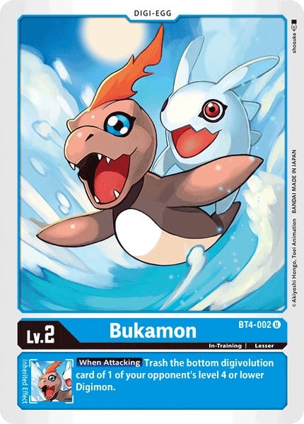 Bukamon BT4-002 [ Inglese / Giapponese ]