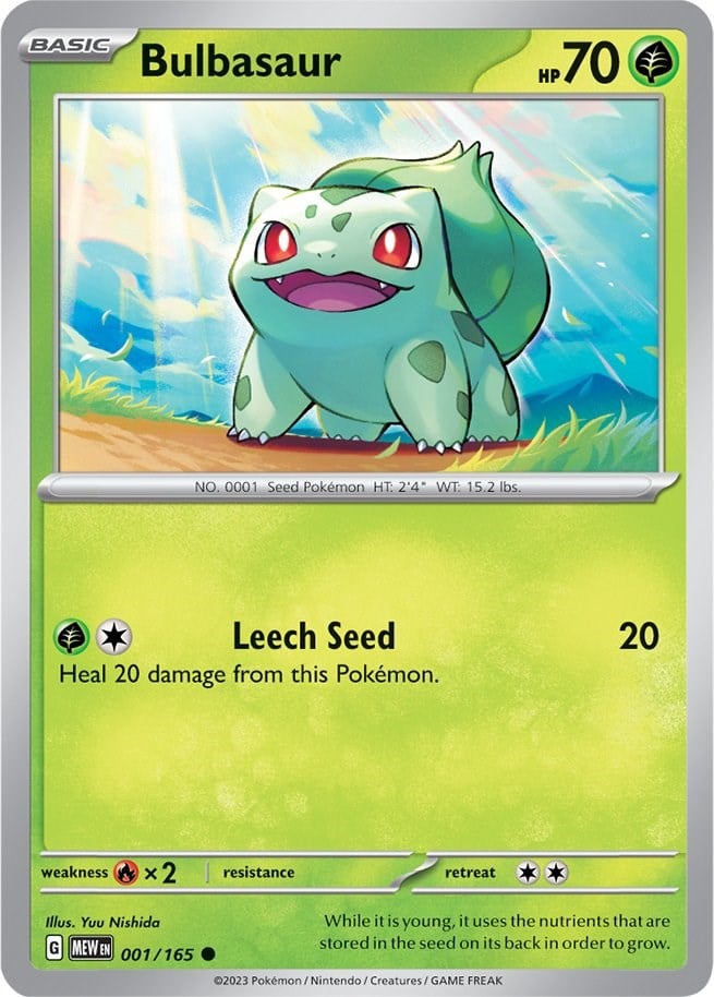 Bulbasaur - 151 001/165 [ Italiano / Inglese ]