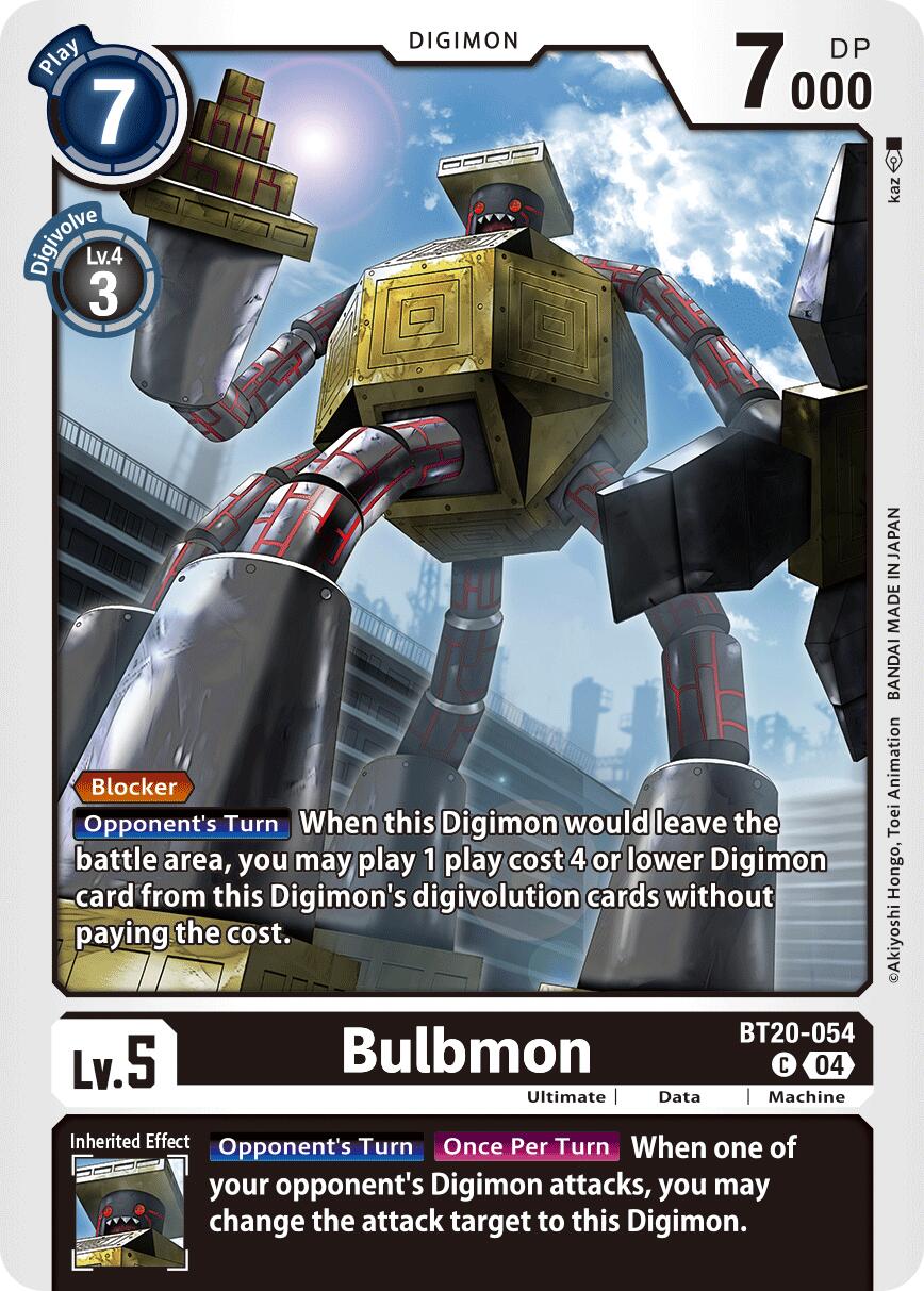 Bulbmon BT20-054 [ Inglese / Giapponese ]