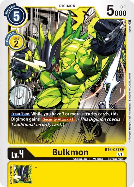 Bulkmon BT6-037 [ Inglese / Giapponese ]