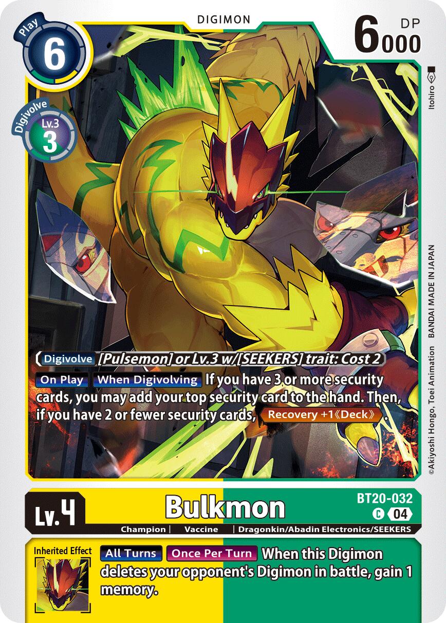 Bulkmon BT20-032 [ Inglese / Giapponese ]