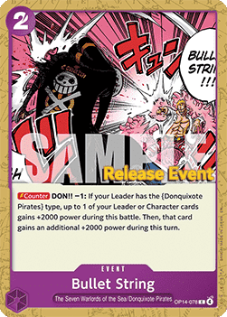 Bullet String OP14-078 [ Inglese / Giapponese / Francese / Cinese Semplificato ]