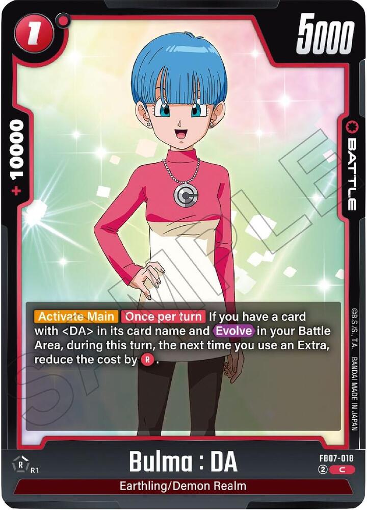 Bulma : DA FB07-018 [ Inglese / Giapponese ]