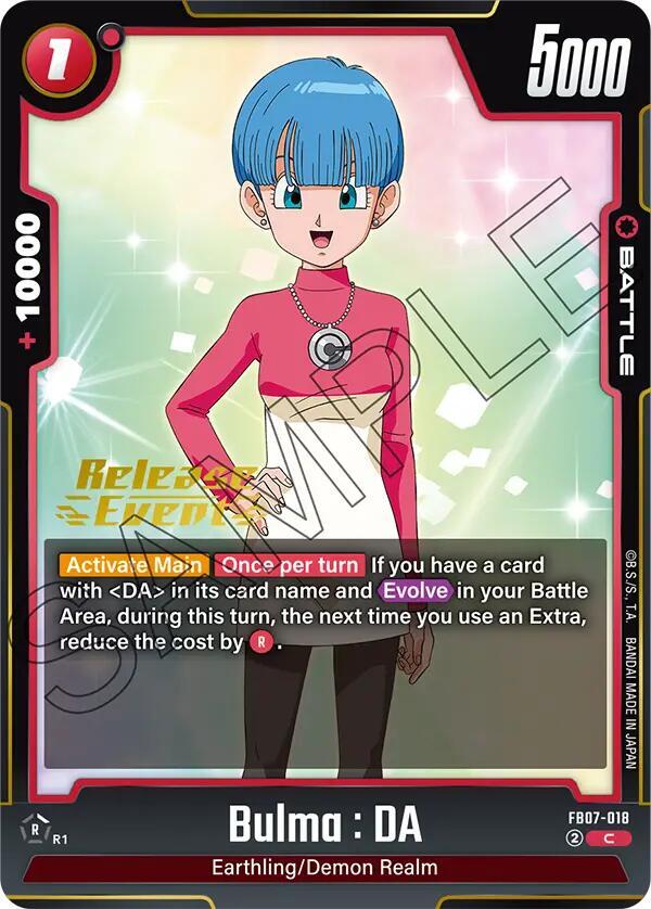 Bulma : DA FB07-018 [ Inglese / Giapponese ]