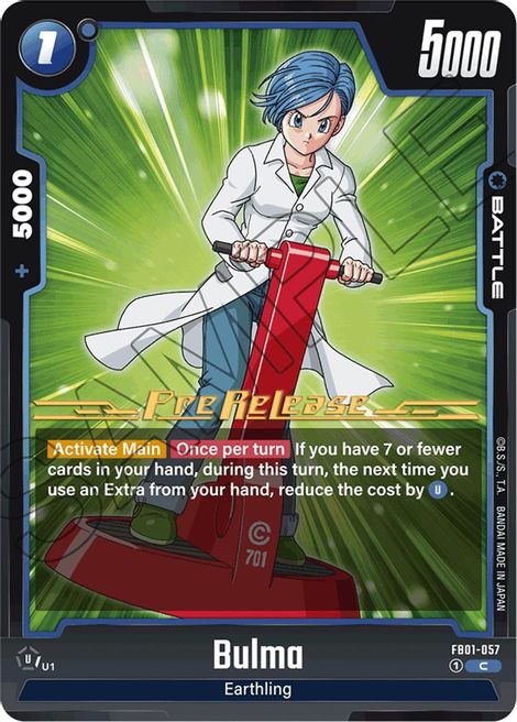 Bulma FB01-057 [ Inglese / Giapponese ]
