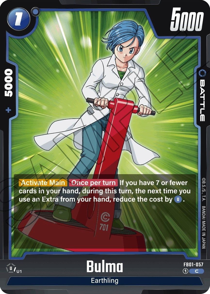 Bulma FB01-057 [ Inglese / Giapponese ]