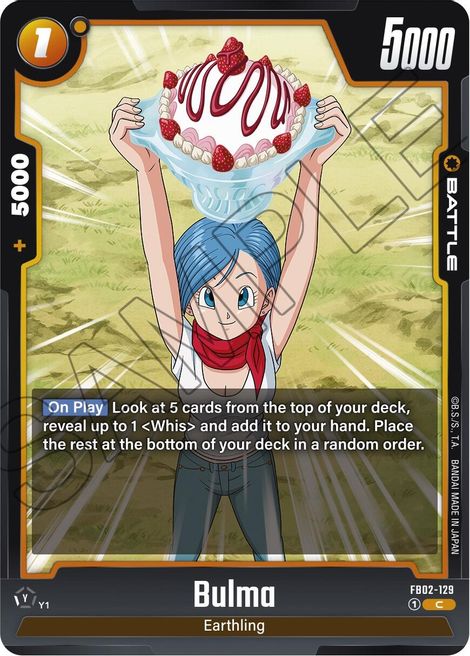 Bulma FB02-129 [ Inglese / Giapponese ]