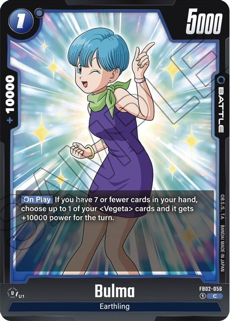 Bulma FB02-056 [ Inglese / Giapponese ]