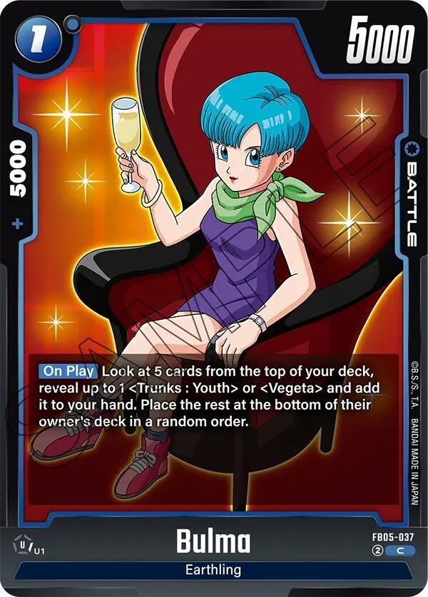 Bulma FB05-037 [ Inglese / Giapponese ]