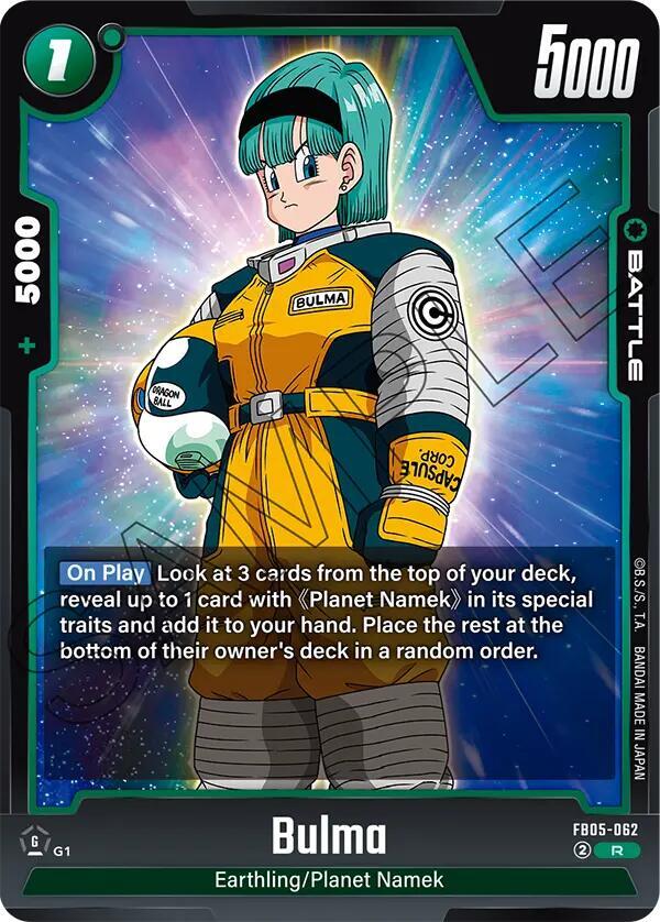 Bulma FB05-062 [ Inglese / Giapponese ]