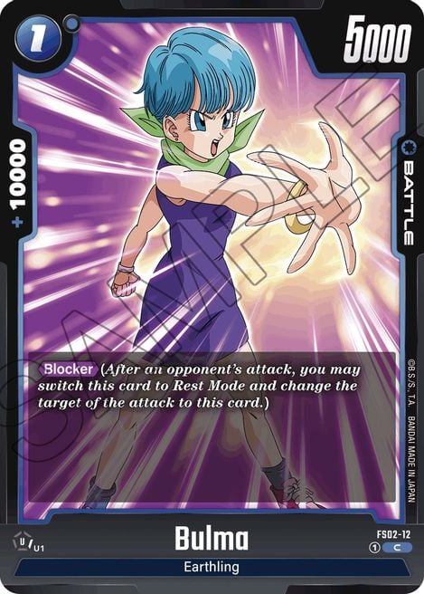 Bulma FS02-12 [ Inglese / Giapponese ]