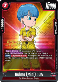 Prereleasestamped - Bulma Mini Da Fusion World New Adventur.