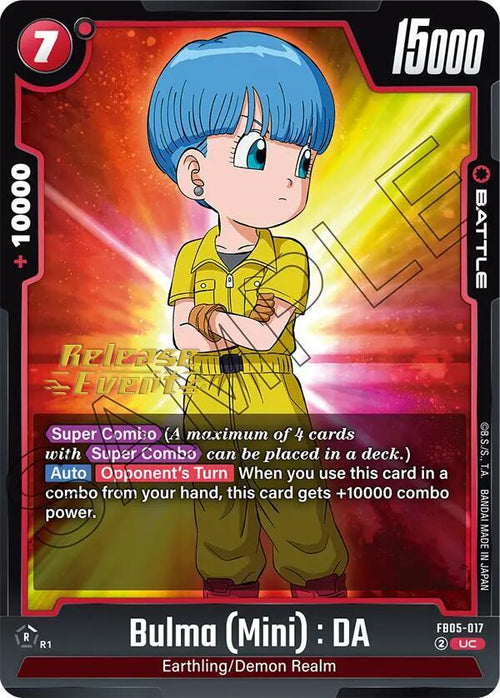 Bulma : DA (PRE Releasestamped) FB05-017 [ Inglese / Giapponese ]