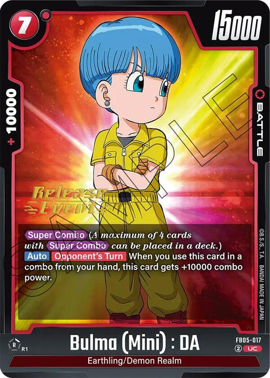 Bulma : DA (PRE Releasestamped) FB05-017 [ Inglese / Giapponese ]