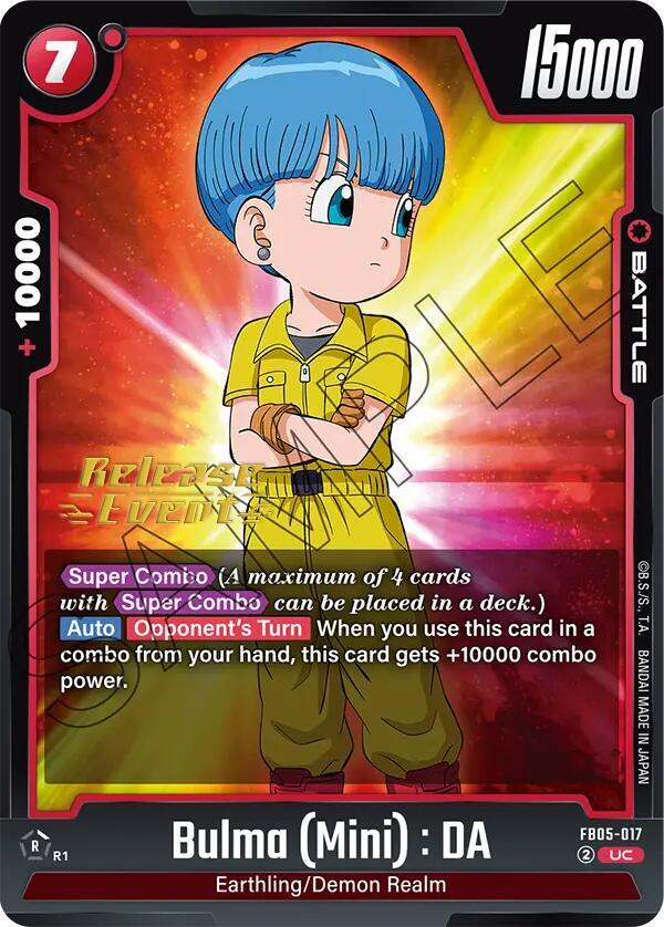 Bulma : DA (PRE Releasestamped) FB05-017 [ Inglese / Giapponese ]