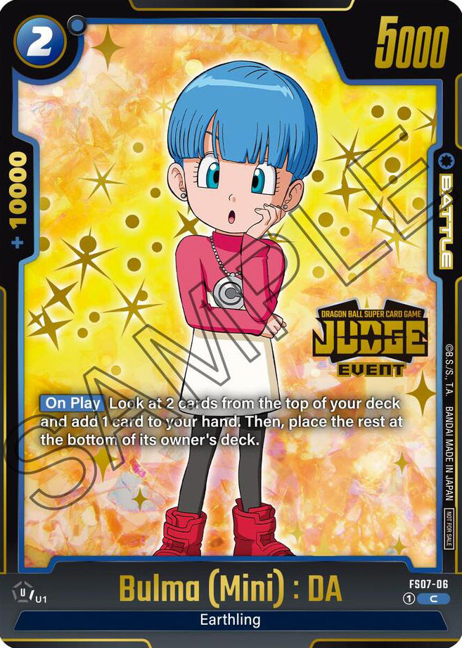 Bulma : DA (Judgepack 03 Event) FS07-06 [ Inglese / Giapponese ]