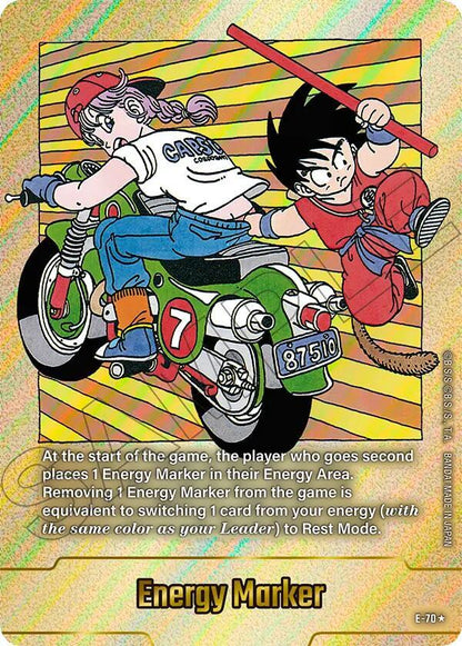 "Bulma & Son Goku" Energy Marker E-70 [ Inglese / Giapponese ]