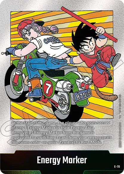 "Bulma & Son Goku" Energy Marker E-70 [ Inglese / Giapponese ]
