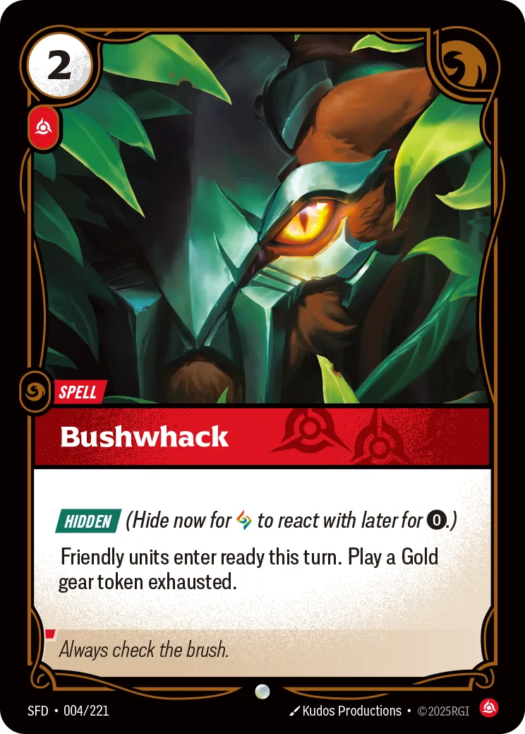 Bushwhack (Common) [ Inglese / Cinese Semplificato ]
