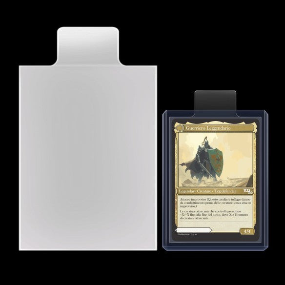 Bustine Protettive 65 x 90 mm Easy Pull Tab Ultra Clear 50 Micron - 50 pz