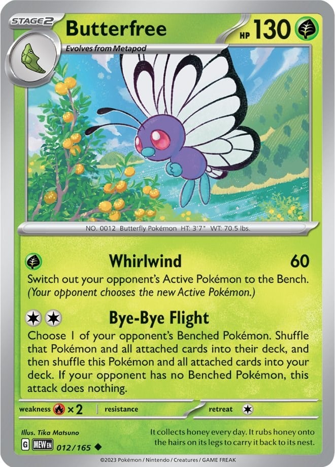 Butterfree - 151 012/165 [ Italiano / Inglese ]