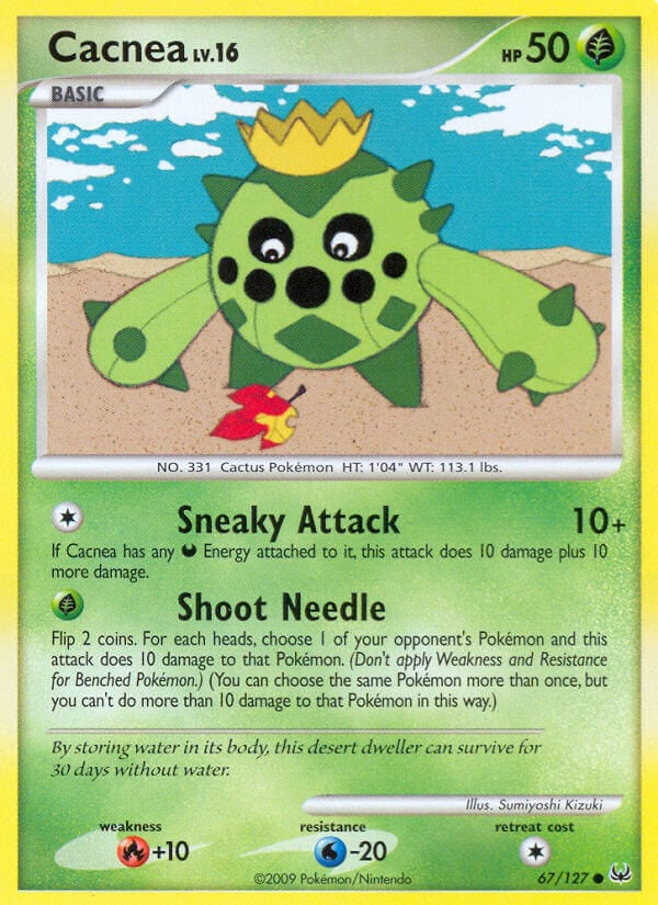Cacnea Lv.16 - Platino 067/127 [ Italiano / Inglese ]