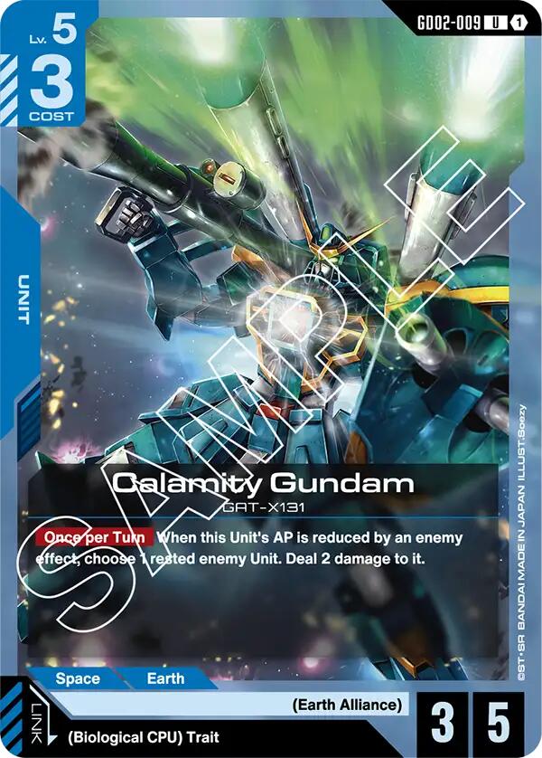 Calamity Gundam GD02-009 [ Inglese / Giapponese ]
