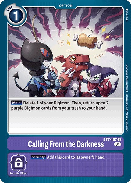 Calling From the Darkness BT7-107 [ Inglese / Giapponese ]