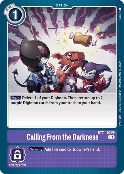 Calling From the Darkness BT7-107 [ Inglese / Giapponese ]