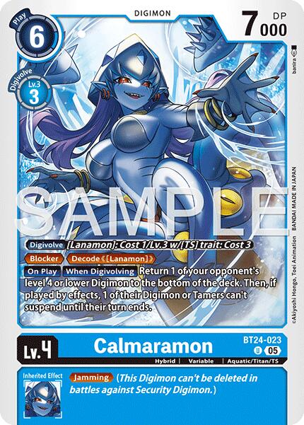 Calmaramon BT24-023 [ Inglese / Giapponese ]
