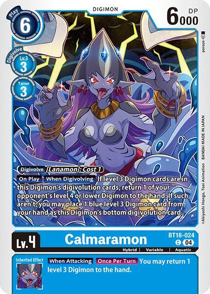 Calmaramon BT18-024 [ Inglese / Giapponese ]