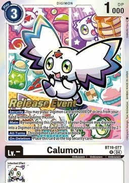 Calumon BT19-077 [ Inglese / Giapponese ]