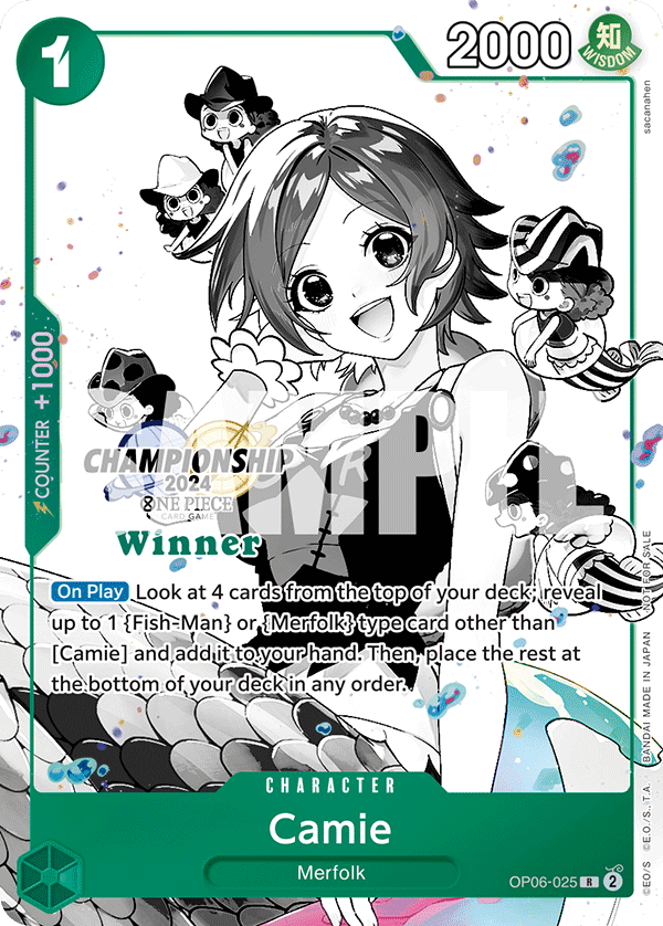 Camie OP06-025 [ Inglese / Giapponese / Francese / Cinese Semplificato ]