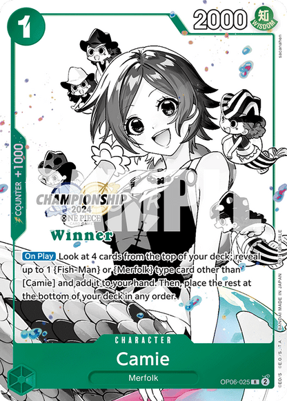 Camie OP06-025 [ Inglese / Giapponese / Francese / Cinese Semplificato ]