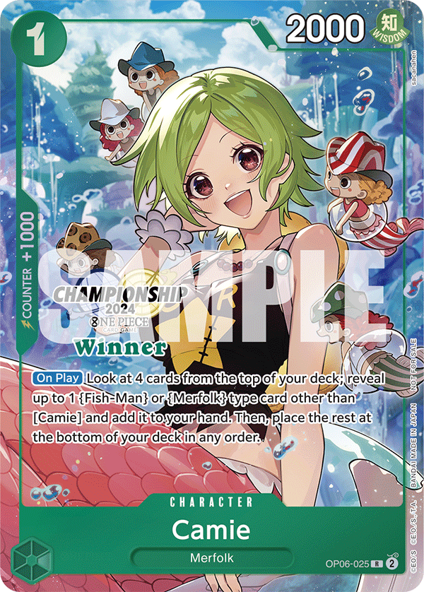 Camie OP06-025 [ Inglese / Giapponese / Francese / Cinese Semplificato ]