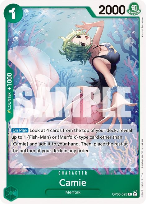 Camie OP06-025 [ Inglese / Giapponese / Francese / Cinese Semplificato ]