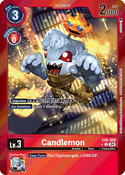 Candlemon EX8-008 [ Inglese / Giapponese ]