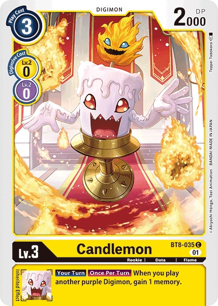 Candlemon BT8-035 [ Inglese / Giapponese ]