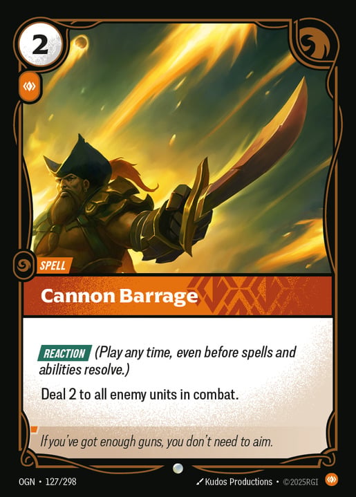 Cannon Barrage [ Inglese / Giapponese / Cinese Semplificato ]