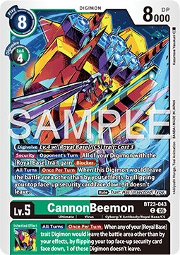 CannonBeemon BT23-043 [ Inglese / Giapponese ]