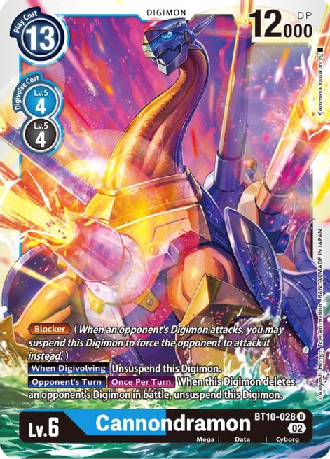 Cannondramon BT10-028 [ Inglese / Giapponese ]