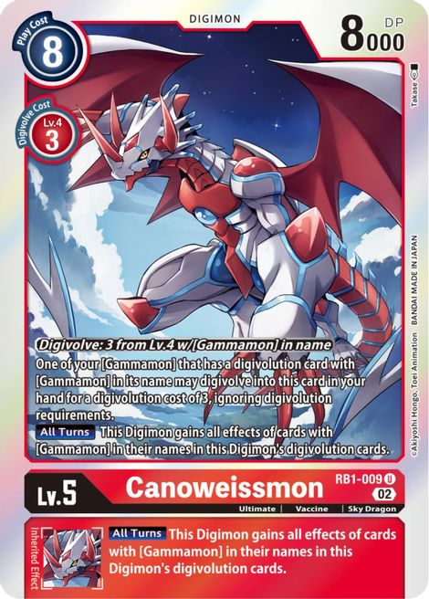 Canoweissmon RB1-009 [ Inglese / Giapponese ]